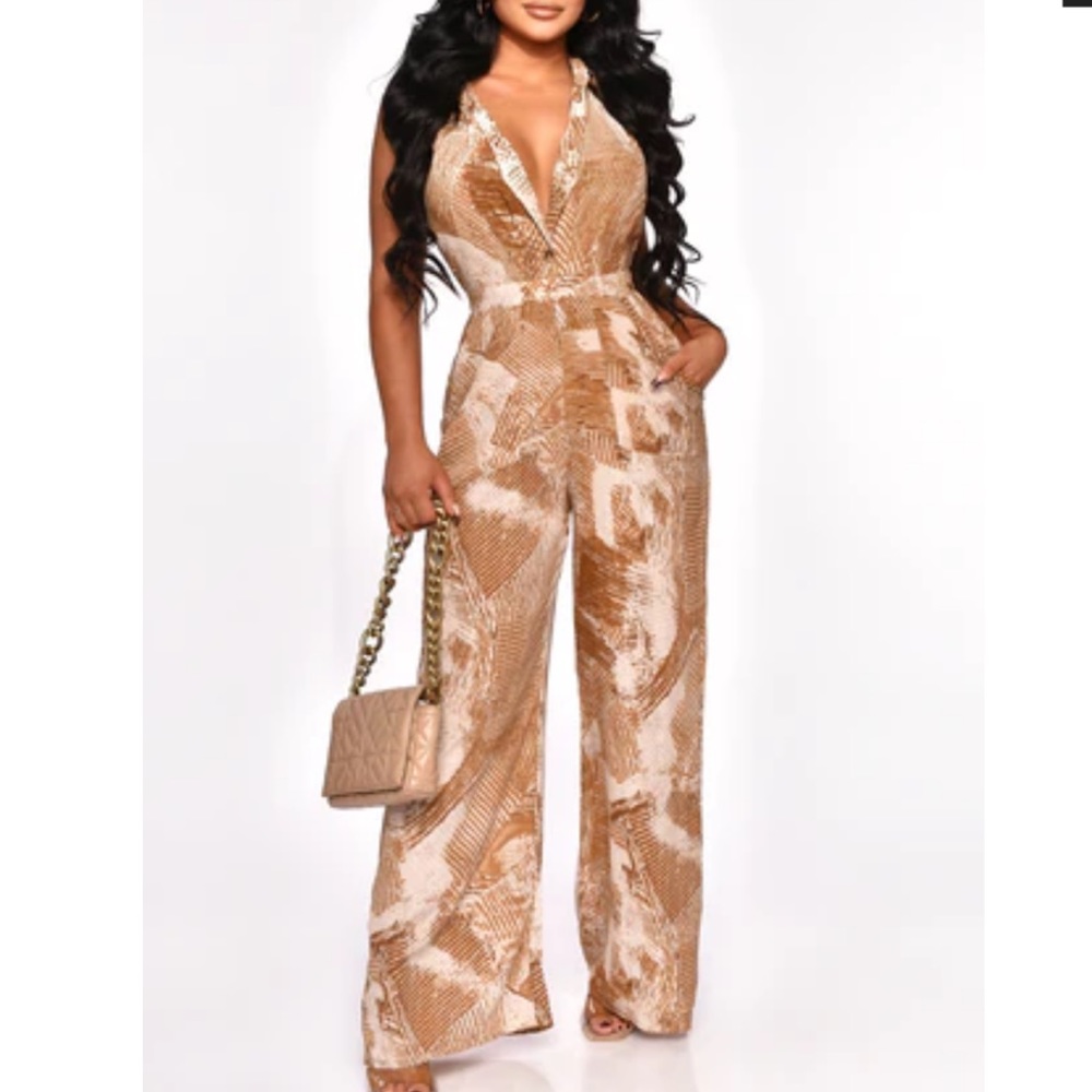 NWT The Boutique Dream Destination Jumpsuit